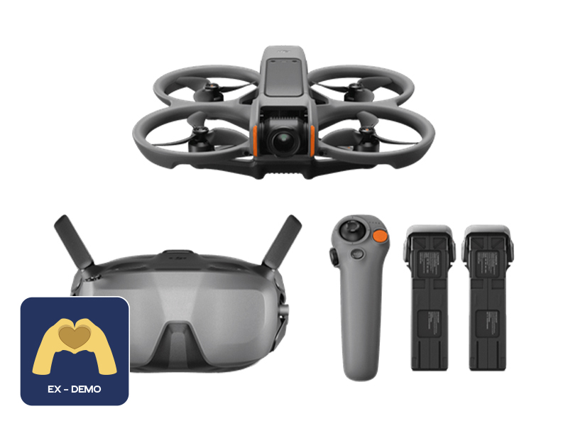Ex-Demo DJI Avata 2 Fly Smart Combo (Three Batteries)